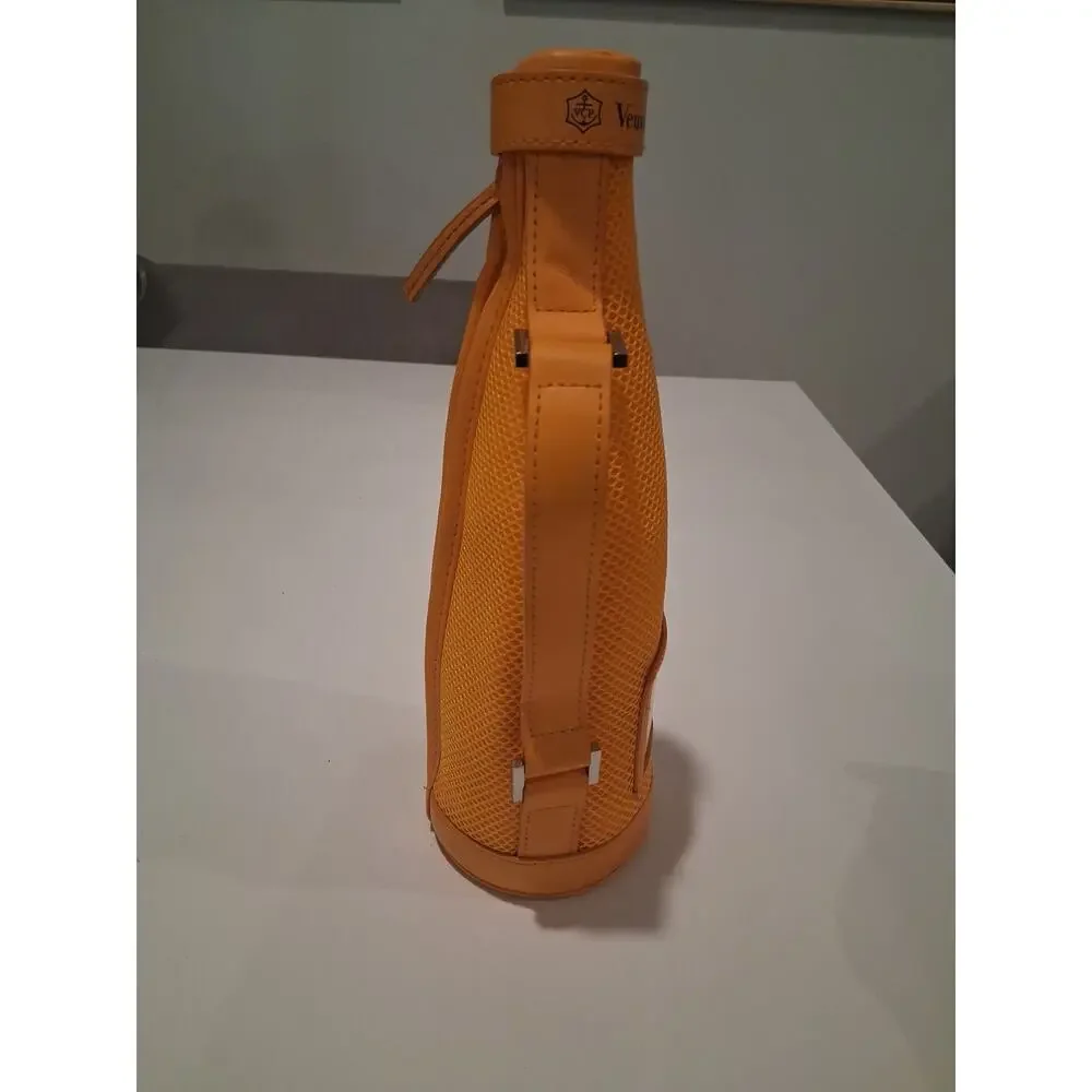 Veuve Clicquot Ice Jacket Orange Insulated Champagne Bottle Cooler Sleeve Bag
